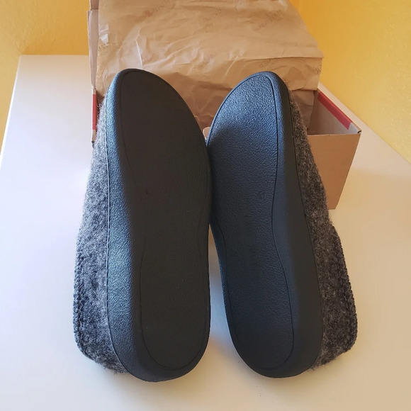 Haflinger ATB Hard Sole Dark Gray Wool Indoor/Outdoor Slippers Size EU 47/US 14 - Picture 11 of 15